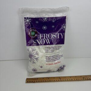 Sealed Vtg Original Buffalo Frosty Snow 3.5 Quarts White Plastic Bag Made in USA